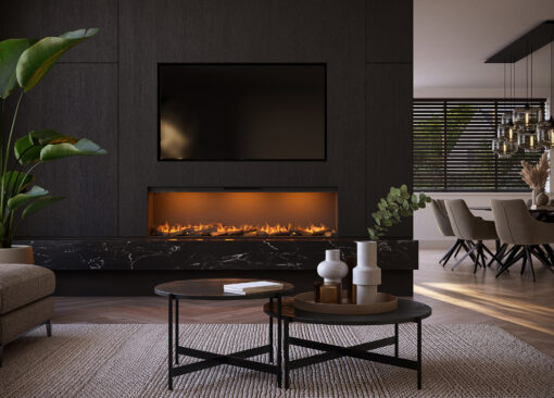 e-SliM Linear Horisontal peis med mindre Innbyggingsdybde - Bredde 1700 cm